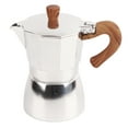 thumbnail image 2 of Moka Pot, Classic Aluminum Stovetop Espresso Maker Italian And Cuban Coffee Percolator Espresso Cup Moka Pot,Easy To Operate&Quick Cleanup, For Great Flavored Strong Espresso, 2 of 8