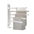 thumbnail image 1 of Swivel Towel Bar 5 Arms, Wall Mounted Towel Rack Stainless Steel, Towel Hanger 180 Rotation Space Saving Towel Holder For Bathroom Kitchen, 1 of 4