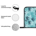 thumbnail image 5 of Oven Mitts and Pot Holders 4 Piece, retro Palm Tree blue High Heat Slip Resistant Oven Mitt and Trivets Set Kitchen Oven Glove Pot Holders for Cooking Baking Grilling, 5 of 7