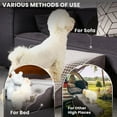 thumbnail image 4 of Laifug Curved Dog Stairs for Small Dogs, 4-Step Pet Stairs for High Beds and Couch, Non-Slip Balanced Dog Indoor Step with High Density Foam, Houndstooth Double Layer Dog Staircase, 4 of 7