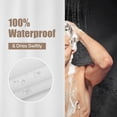 thumbnail image 4 of PEVA Shower Curtain Liner 72” x 72” 10G Extra Heavy Duty Thickness, Waterproof Shower Curtain Liner for Bathroom, 4 of 9