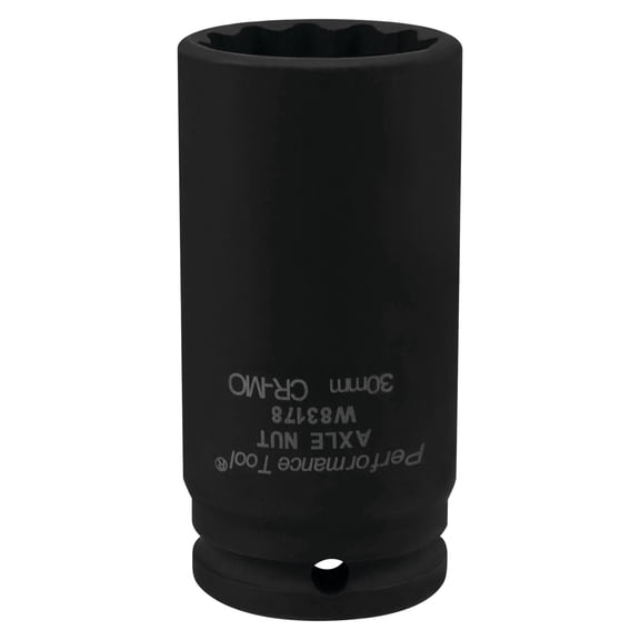 Performance Tool W83178 30mm 12 Point Axle Nut Socket