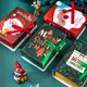thumbnail image 3 of Caja de papel de embalaje de regalo de dulces de Navidad con diseño de libro mágico creativo caja decorativa de azúcar de Navidad caja vacía, 3 of 3