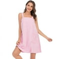 thumbnail image 1 of Albornoz de verano para el hogar, toalla de baño absorbente sencilla, pijama cómodo para mujer, 1 of 6