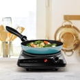 thumbnail image 3 of OVENTE Countertop Infrared Single Burner, 1000W Electric Hot Plate with 7” Ceramic Glass Cooktop, 5 Level Temperature Setting & Easy to Clean Base, Compact Stove for Home Dorm Office, Black BGI101B, 3 of 8