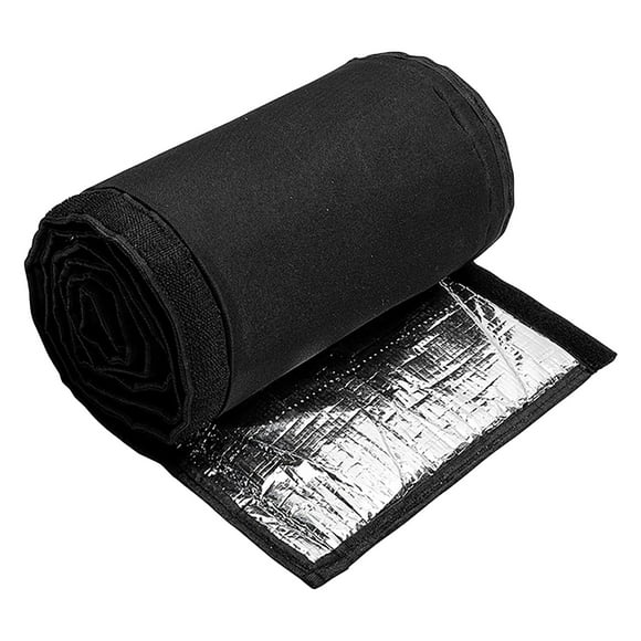 Christmas Copper Pipe Insulation, Oxford Cloth Ac Line Cover, 3-Layer Hvac Copper Pipe Insulation Cover, Flexible Protective Sleeve for Ac Lines, All-Weather Frost & Uv Proof, Black