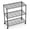 3-layer/13.39 x 23.23 x 30.31 inch, variant on Alvantor 3/4/5 Tier Heavy Duty Adjustable Metal Shelf with Wheels, No-Tool Assembly, Suitable for Garages, Kitchens, Storage Rooms, Laundry Rooms and Offices