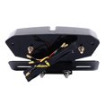 thumbnail image 3 of 12V Motorcycle Turn Signal Lamp Black High Brightness Vintage Design Motorcycle Tail Light Replacement for Niu Motorbikes, 3 of 3