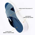 thumbnail image 2 of Sandalias Ortopédicas Cruzadas Elásticas, Informales, Cómodas Y De Apoyo, Para Mujer, Playa, Verano seitruly AP006294-04, 2 of 6