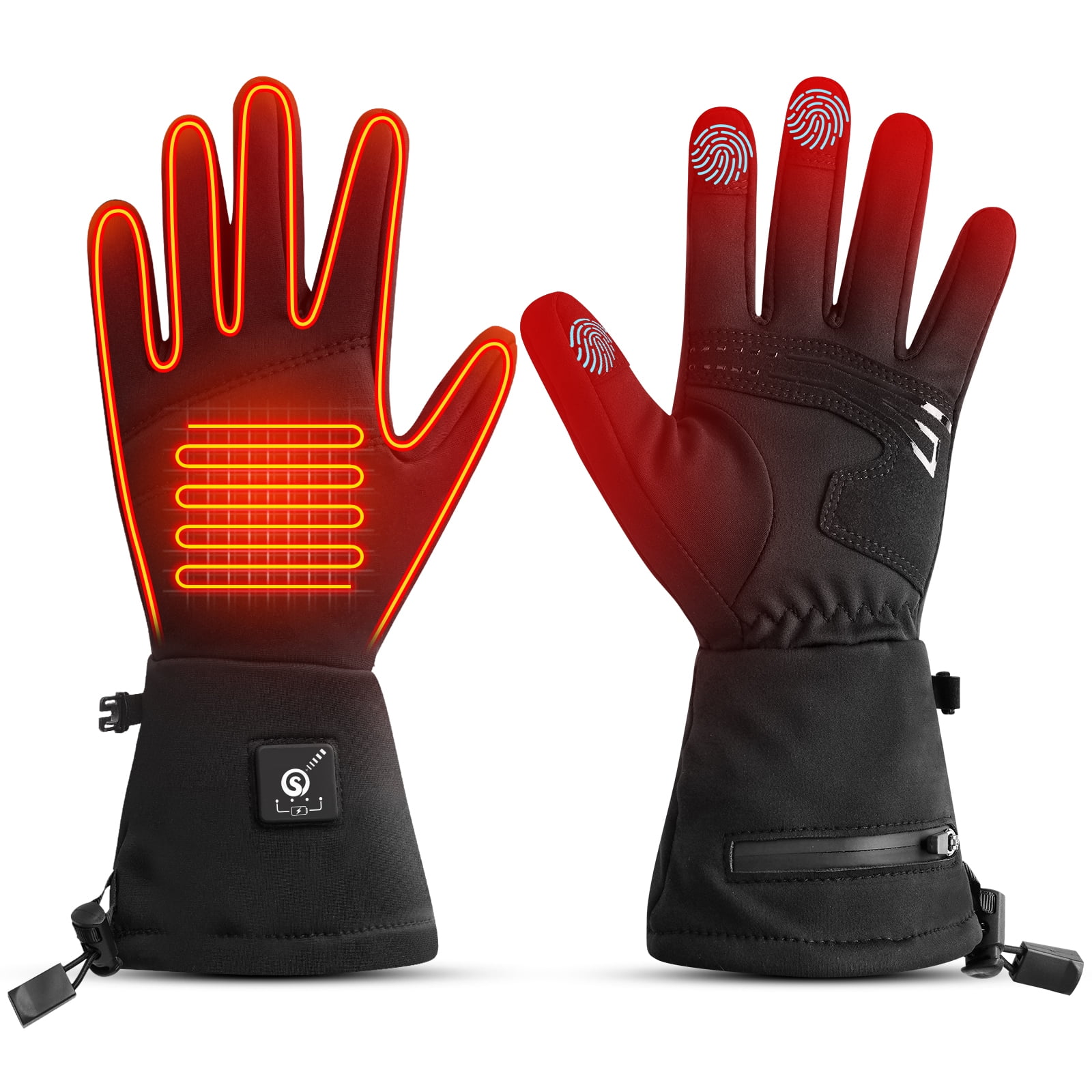 Savior Heat Rechargeable Heated Gloves for Men & Women 7.4v Electric