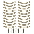 thumbnail image 2 of Vintage Copper Lid Hinge Set, Cabinet Support Hinges Door Folding Lid Support Hinge Friction Assisted Lid Support Soft Close Lid Support Arc Support Stay Hinges, 2 of 7