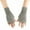 A_ Gray, variant on Womens Fingerless Gloves Winter Warm Knit Arm Warmers Mittens Soft Hand Crochet Wrist Warmers Thumb Hole Gloves Khaki