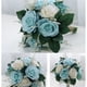 thumbnail image 4 of Ramo De Rosas Artificiales Para Boda, 20x26cm, Ramo De Flores De Seda Para Novia, Accesorio De Fotografía, Color Champán Y Morado, 4 of 8