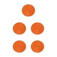 thumbnail image 2 of ZheElen Napperons Ronds Robustes et Durables pour Table Polyvalente Légère orange 5ensemble, 2 of 6