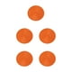 thumbnail image 2 of Manteles individuales antideslizantes Cateissary para comedor redondos color naranja, 2 of 6