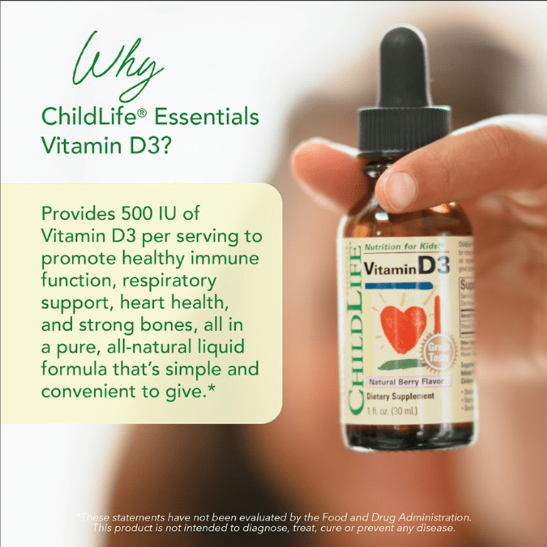 Vitamin D3 Drops For Babies, 500 IU, Berry Flavor photo 5