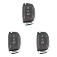 thumbnail image 1 of Carcasa para Llave Coche 4 Botones Funda Mando A Distancia Sonata I40 Tucson Color, 1 of 6