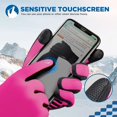 thumbnail image 3 of AmPm Gants d'Hiver Hommes Femmes Écran Tactile et Chauds pour Cyclisme Conduite Course, 3 of 6