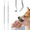thumbnail image 4 of Stainless Steel Cat Tooth Cleaning Tool, Tooth Cleaning Whitening Scraper Pet  Tools, Cat for Dog, 4 of 7