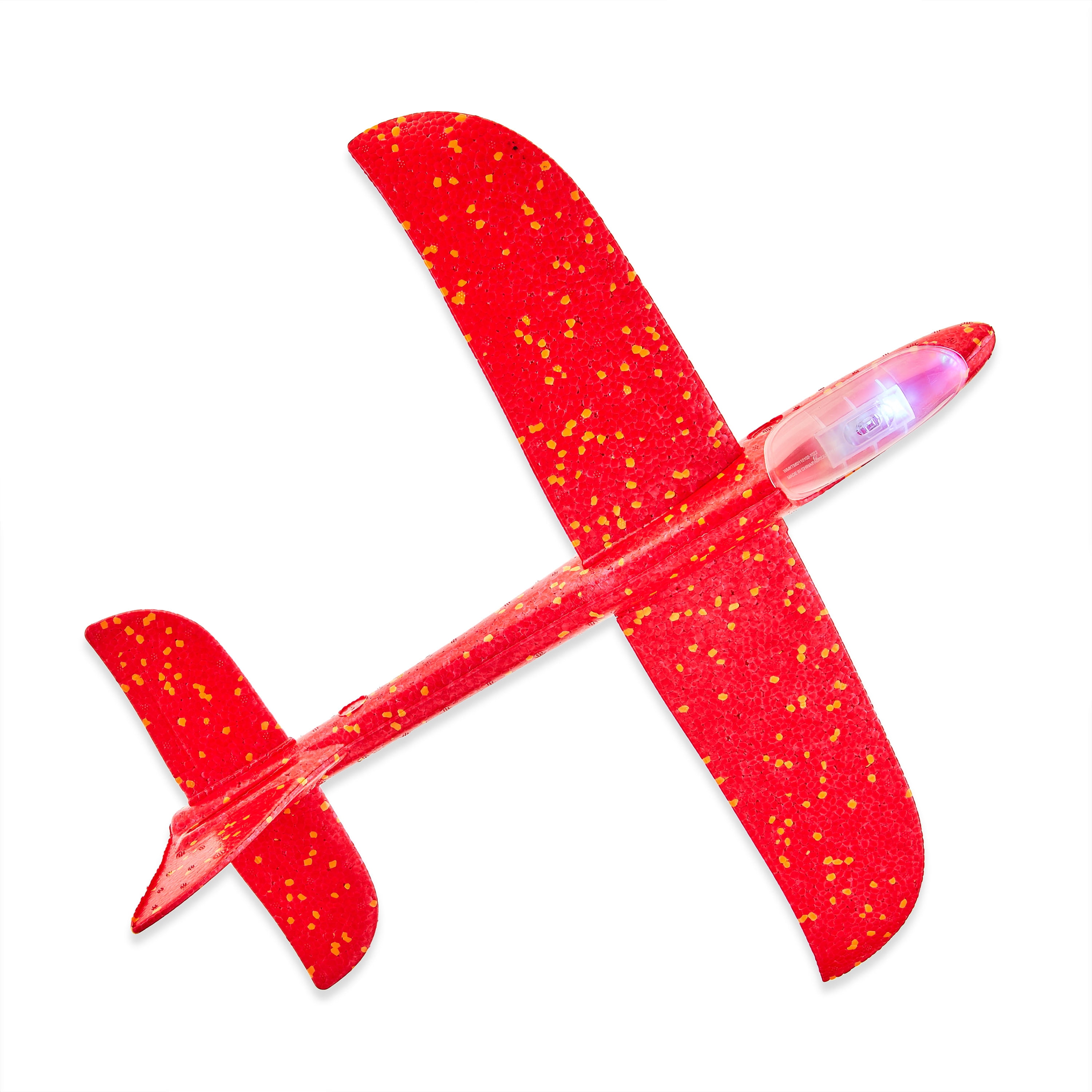 Way To Celebrate Easter Light-Up Foam Glider Plane, Red