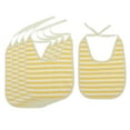 thumbnail image 1 of 5 Pcs. Bavette Imperméable pour Adulte, Protection pour Hommes et Femmes - Jaune, 1 of 8