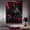 Black, variant on Mudket Black Panther on Red Tufted Armchair Canvas Wall Art, Modern Luxury Wildlife Art Work Print for Living Room Office Entryway Home Decor , Framed Ready to Hang - 30"L x 20"W