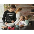 thumbnail image 3 of Old Glory Mens Alien Abduction Ugly Christmas Sweater Long Sleeve T Shirt, 3 of 6