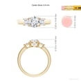 thumbnail image 5 of ANGARA IGI Certified Lab Grown 1 Ct Diamond Engagement Ring for Women in 14K Yellow Gold (Size-6.4mm| Color-F-G| Clarity-VS) | April Birthstone, Anniversary, Jewelry Gift for Women | Diamond Ring, 5 of 8