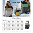 thumbnail image 7 of ONLYSHE Women Long Sleeve Tunic Top Casual Basic Pullover Sweatshirt Loose Fit Crewneck T Shirt, 7 of 7