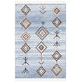 thumbnail image 2 of SAFAVIEH Chapel Joyce Diamond Area Rug, Blue/Beige, 4' x 6', 2 of 8
