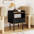 thumbnail image 2 of Gymax 2PCS 3-Tier Sofa Side Table w/ Open Storage Shelf Metal Legs for Living Room, 2 of 10