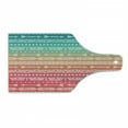thumbnail image 1 of Arrow Cutting Board, Colored Geometric and Maya Patterns and Arrows Bohemian Style Native Art, Decorative Tempered Glass Cutting and Serving Board, Wine Bottle Shape, Multicolor, by Ambesonne, 1 of 1