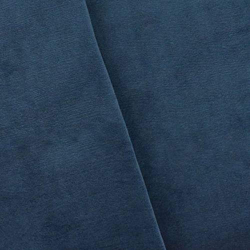 Dark Navy Blue Velour Knit, Fabric By the Yard