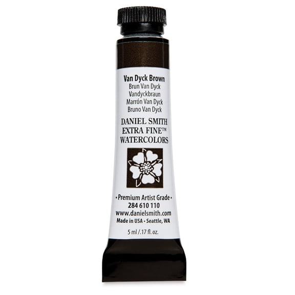Daniel Smith Extra Fine Watercolor - Van Dyck Brown, 5 ml, Tube