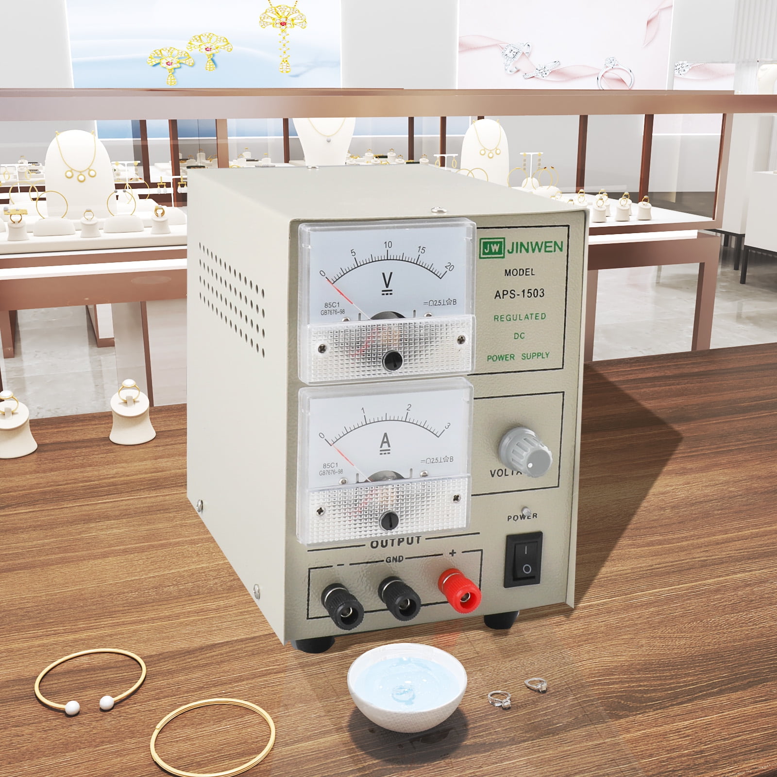 YILIKISS Gold Plating Machine Jewelry Plater Electroplating Kit Jewelry Plating Machine