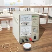 TABODD Gold Plating Kit 3A Machine Jewelry Plater Electroplating Silver Gold Plating Machine Jewelry Plater Electroplating Processing Tools with Voltage is Adjustable