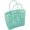 Blue, variant on Kukuzhu Straw Tote Bag Simply Hollow Woven Bohemian Handbag Large Beach Shopping Basket Bag