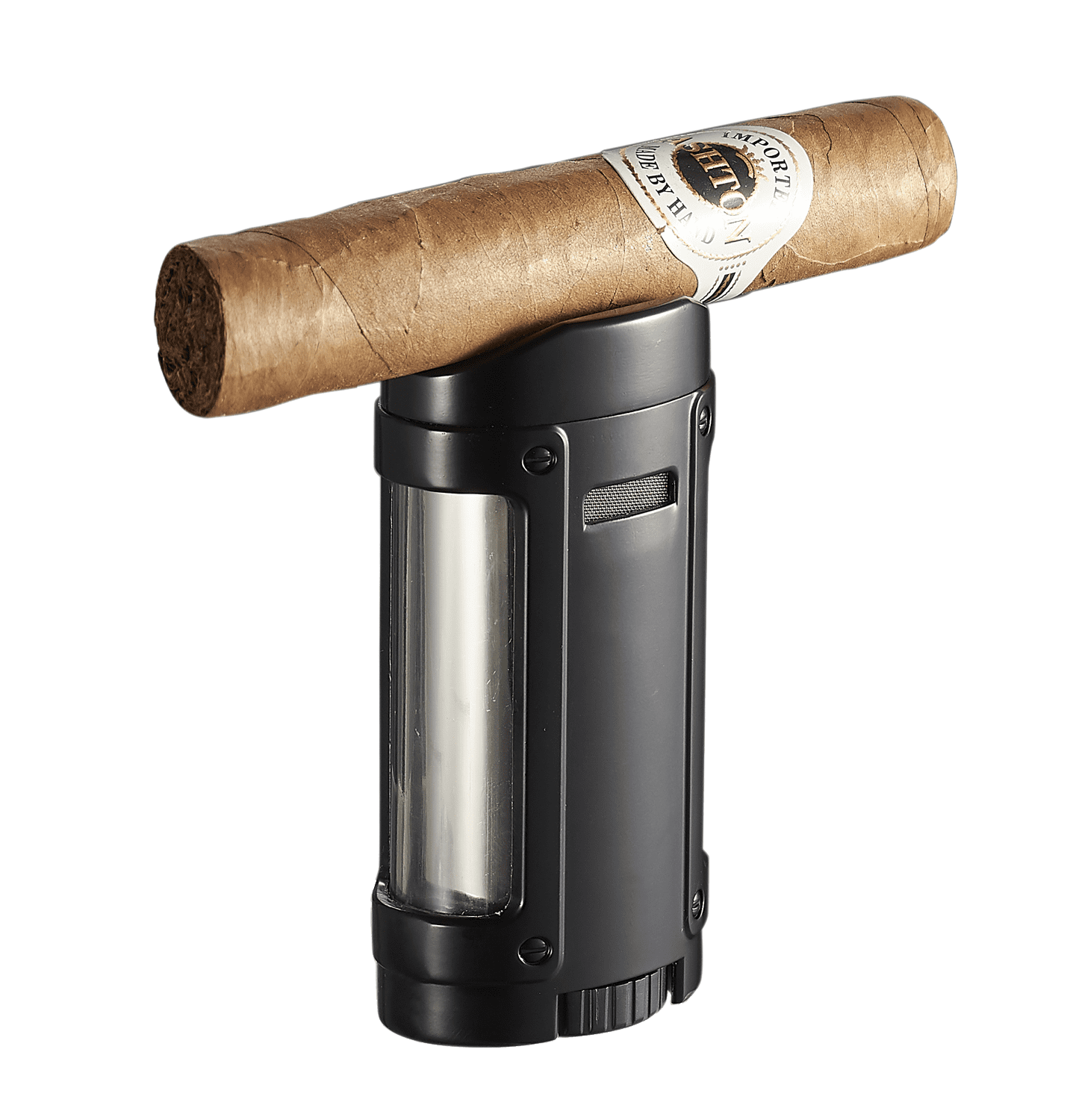Visol Rhino Black Quad Flame Cigar Lighter