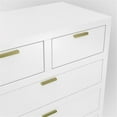 thumbnail image 5 of Pemberly Row Modern 6-Drawer Contemporary Wood Chest in White, 5 of 5