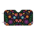 thumbnail image 7 of Fotbe Colorful Floral2 Car Windshield Sunshade | Sun Visor Protector Front Window Shade, Keeps Out UV Rays, Keeps Your Vehicle Cool-Small, 7 of 7