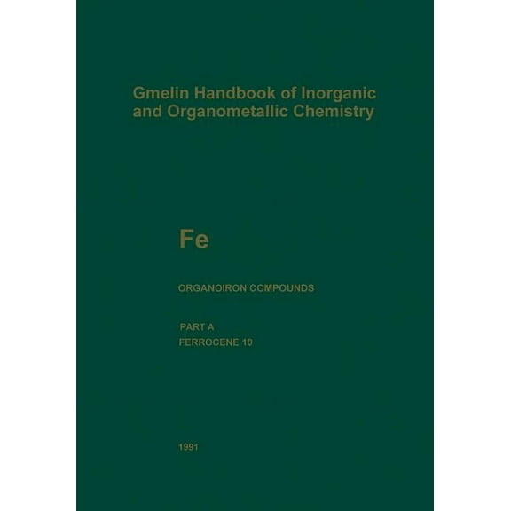 Fe Organoiron Compounds: Ferrocene 10, (Paperback)