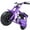 Purple, variant on Tcdjtc 99cc Gas Powered Mini Dirt Bike, 21MPH Off-Road Motorcycle for Kids and Adults, Dual Disc Brakes, Rear Suspension, As Gifts for Kids, Halloween Gift, Christmas Gift