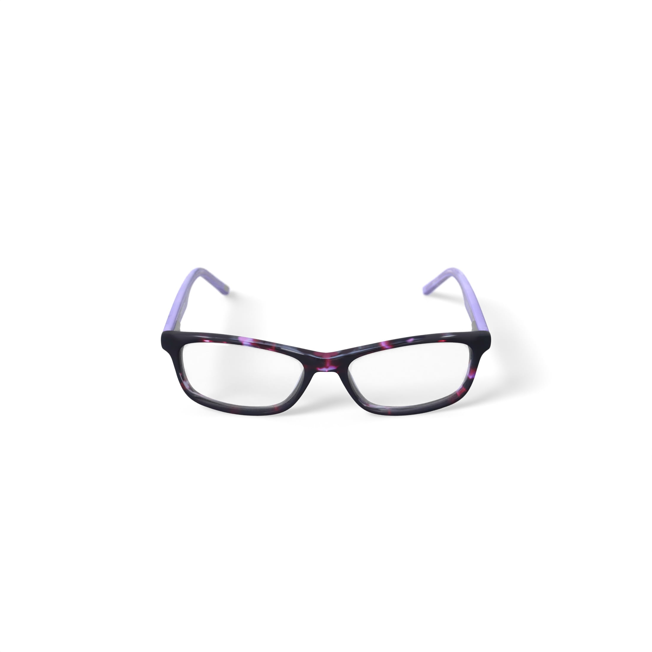Skechers Youth SEG 1673 Rectangular Prescription Eyeglasses with Case, Purple