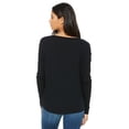 thumbnail image 3 of Bella + Canvas Ladies' Flowy Long-Sleeve T-Shirt with 2x1 Sleeves - 8852, 3 of 4