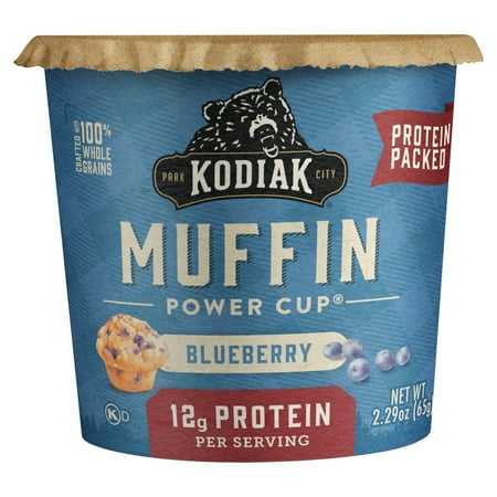 Kodiak Cakes Minute Muffins Mountain Blueberry 2.29 Ounce (Packaging May Vary) ( Pack of 2 )
