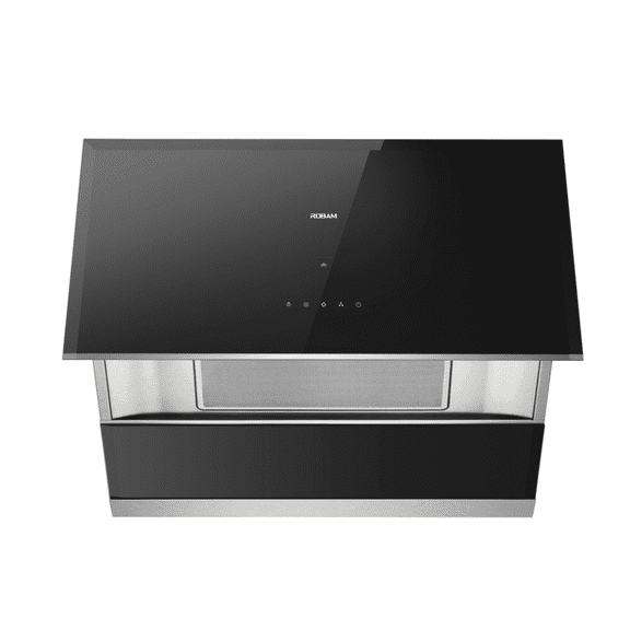 ROBAM Under Cabinet Range Hood 30" R-Max A6720, 850 CFM with Touch Control, Ducted Tempered Glass & Stainless Steel Side-Draft Design