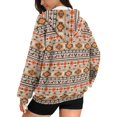 thumbnail image 2 of Garronmavis Vintage Aztec Women Fall Sweaters Hoodies Zip Up Long Sleeve Shirts Clothes Loose Comfy Women Oversized Sweatshirts Stylish Smooth Hoodies for Womens, 2 of 7