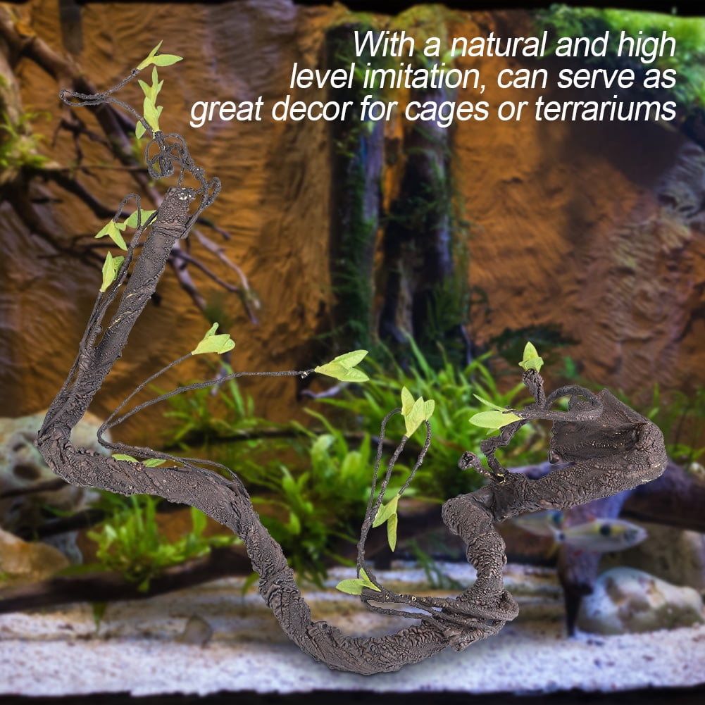 Vine Climber, Artificial Reptiles Branch Cage Decor Terrarium Cage