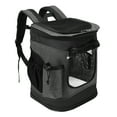 thumbnail image 7 of Medium Pet Travel Backpack Carrier for Dogs Cat Animal Puppy, Breathable Mesh Net Removable Sherpa Bed Outdoor Carrier f, 7 of 7