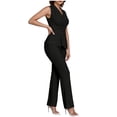 thumbnail image 3 of Iyufng 2 Piece Sets for Women Summer Business Casual Sets Shirt Outfit Sets, 3 of 5